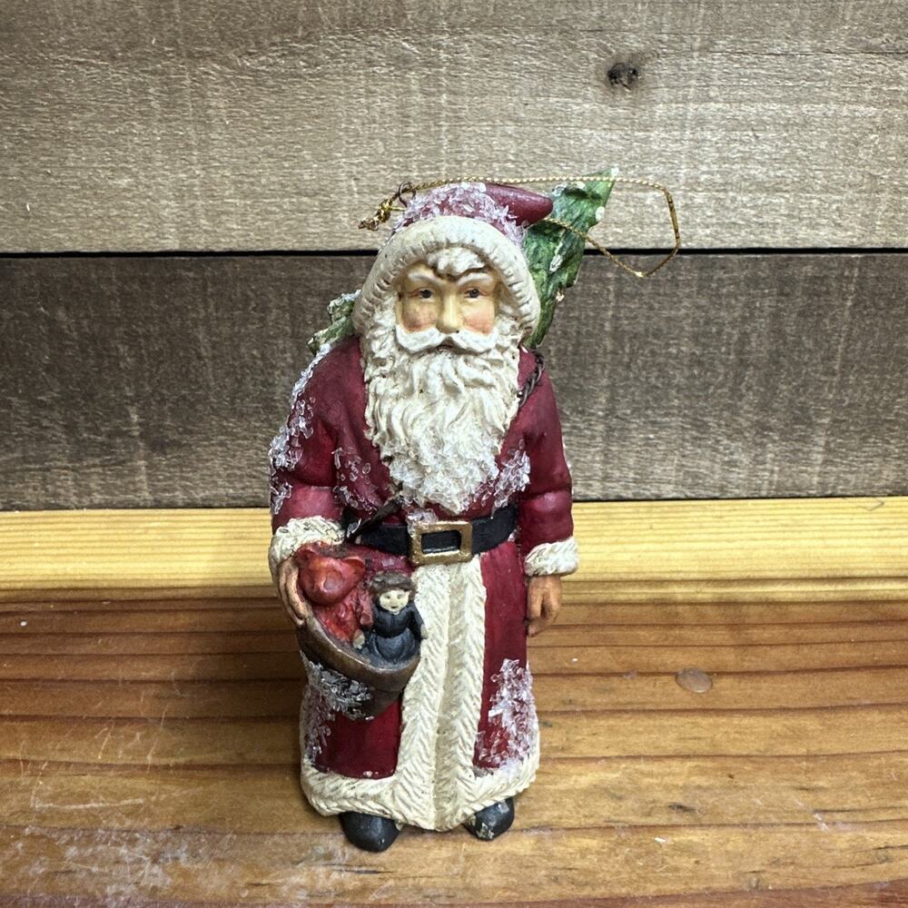Old World Santa Ornament 6”
